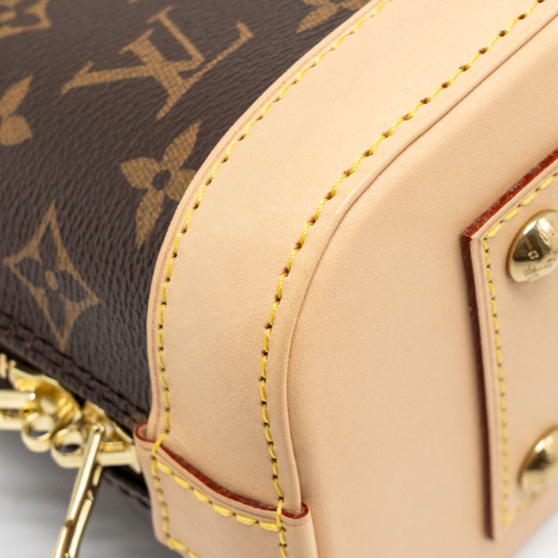 Louis Vuitton alma BB Monogram Canvas GHW