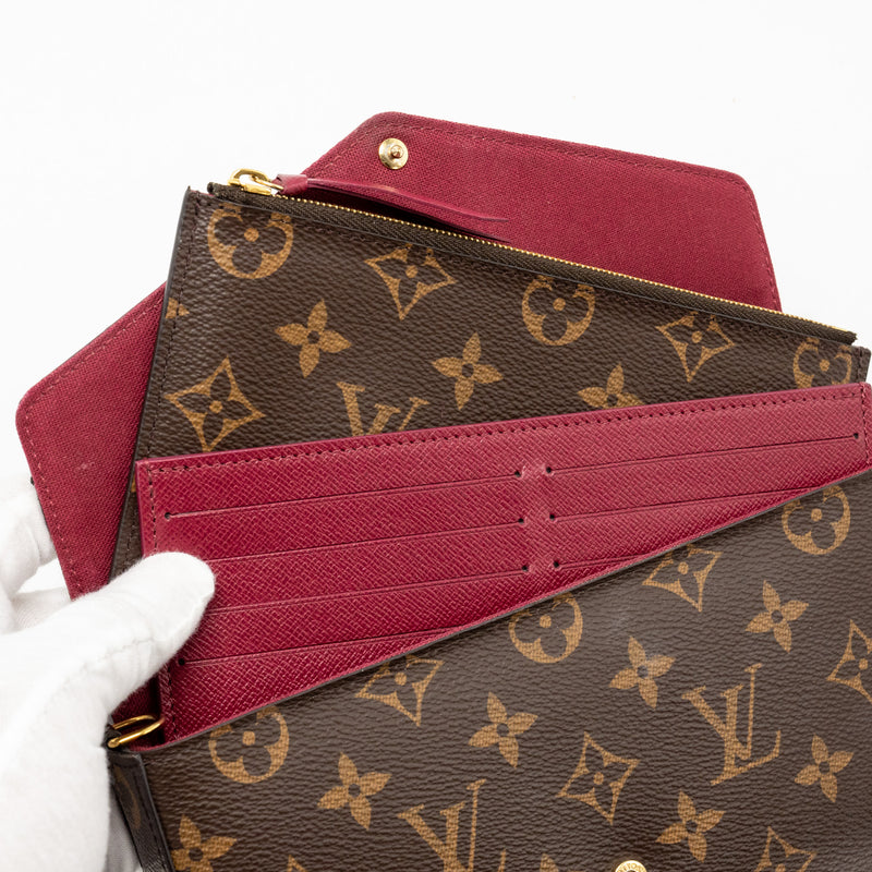 LOUIS VUITTON Felicie Pochette Monogram Canvas GHW