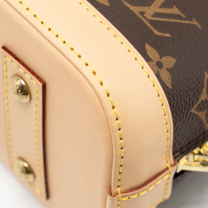 Louis Vuitton alma BB Monogram Canvas GHW