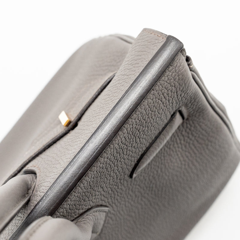 Hermes Birkin 30 Togo Gris Etain RGHW Stamp D