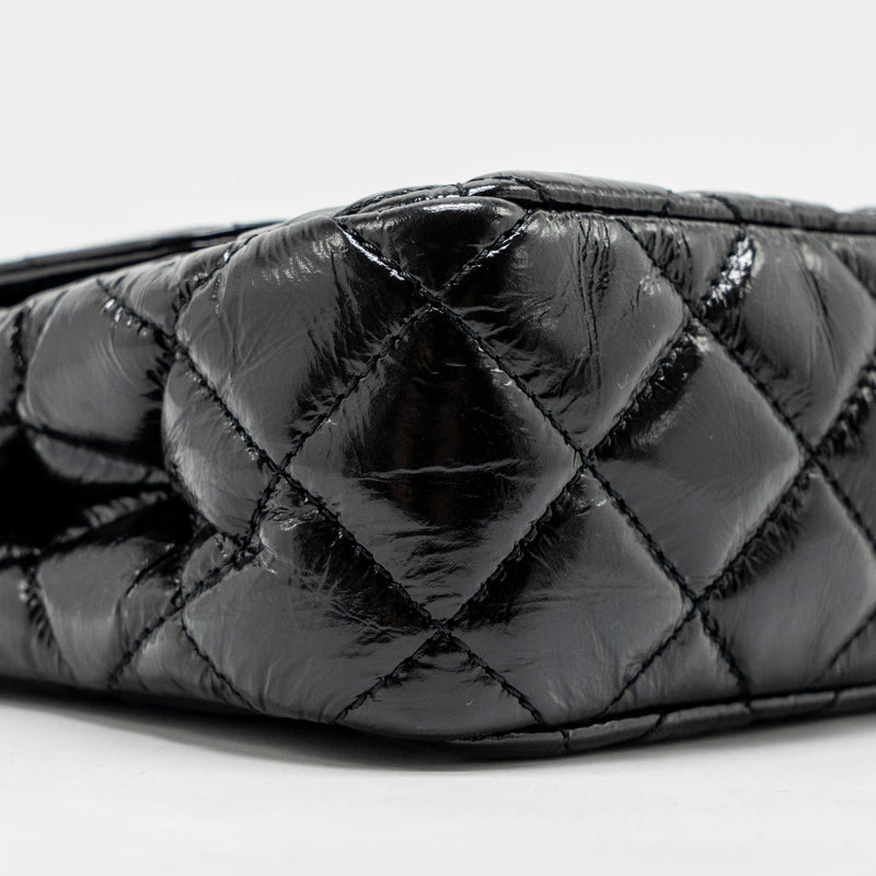 Chanel 23p Hobo Bag Shiny Calfskin Black Brushed GHW(microchip)