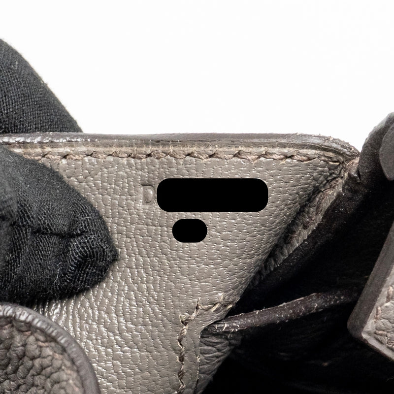 Hermes Birkin 30 Togo Gris Etain RGHW Stamp D