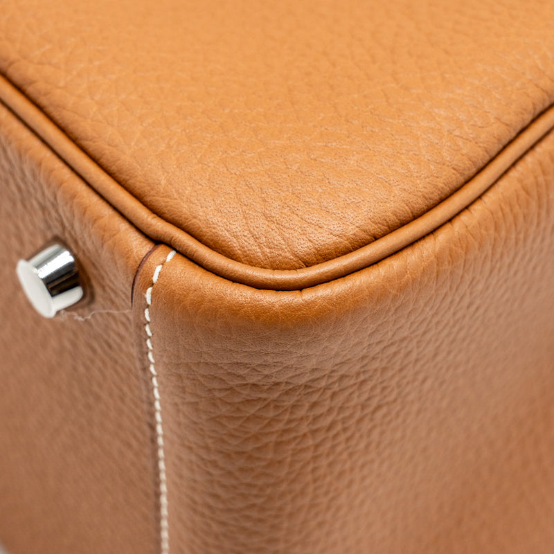 Hermes Lindy 26 Clemence Gold SHW Stamp W