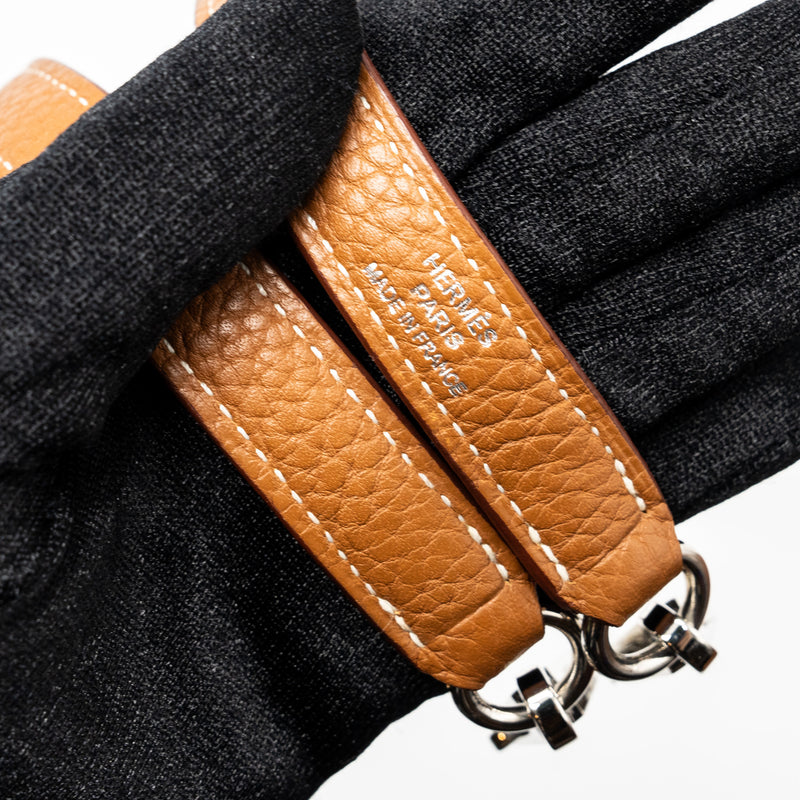 Hermes Bolide 31 Clemence Gold SHW Stamp Square R