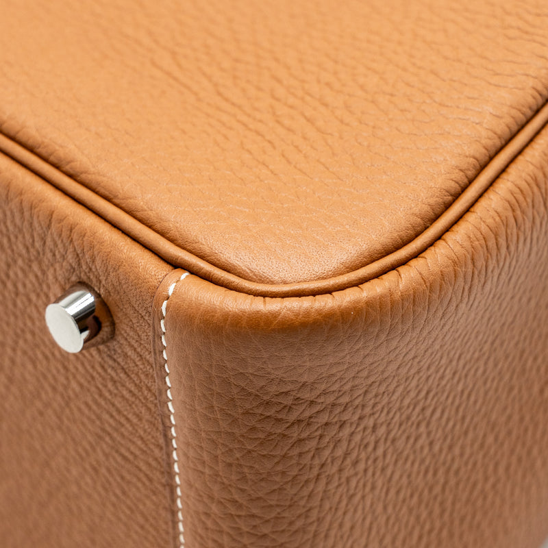 Hermes Lindy 26 Clemence Gold SHW Stamp W