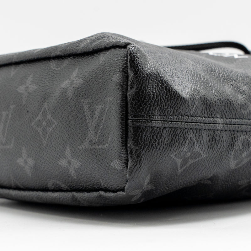 Louis Vuitton Monogram Eclipse Fragment Nano Bag Canvas Black SHW