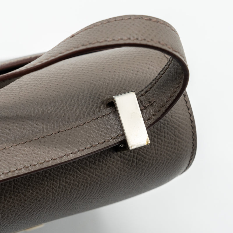 Hermes verrou 21 epsom gris etain SHW stamp X