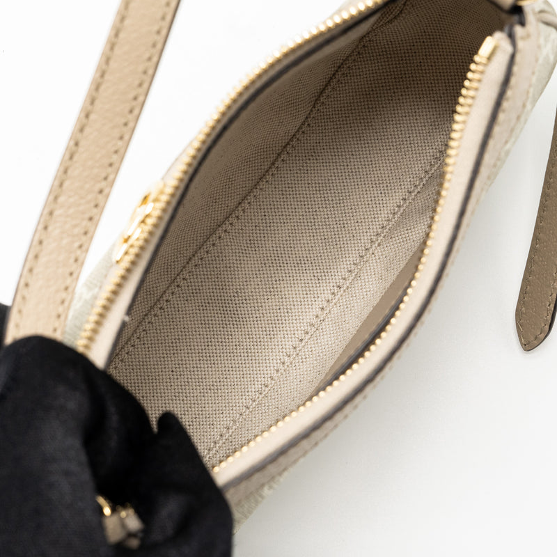 Gucci Ophidia Small Handbag GG Supreme Canvas Beige/White GHW