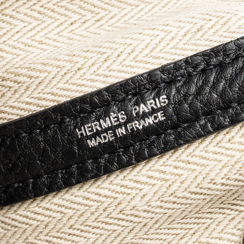 Hermes Garden Party 30 Negonda Black SHW Stamp U