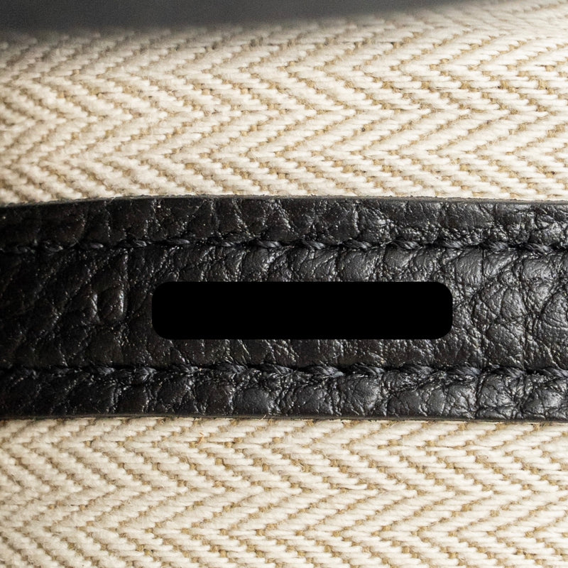 Hermes Garden Party 30 Negonda Black SHW Stamp U