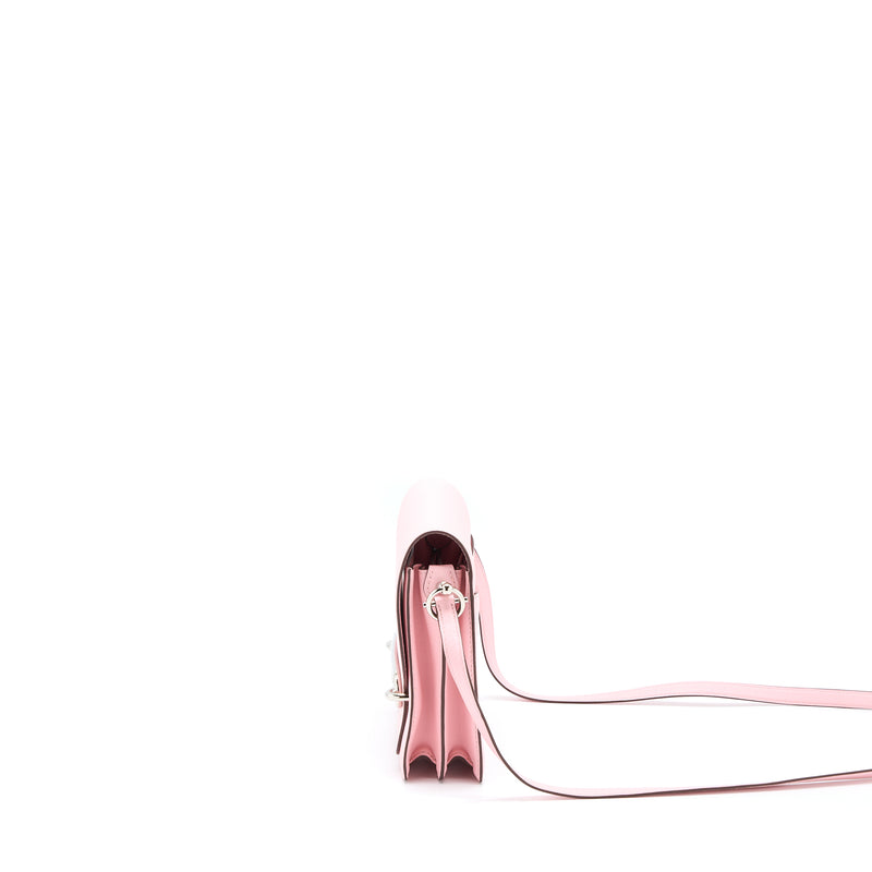 Hermes Mini Roulis Swift 3Q Rose Sakura SHW Stamp Z