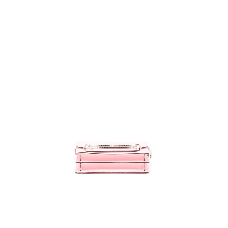 Hermes Mini Roulis Swift 3Q Rose Sakura SHW Stamp Z