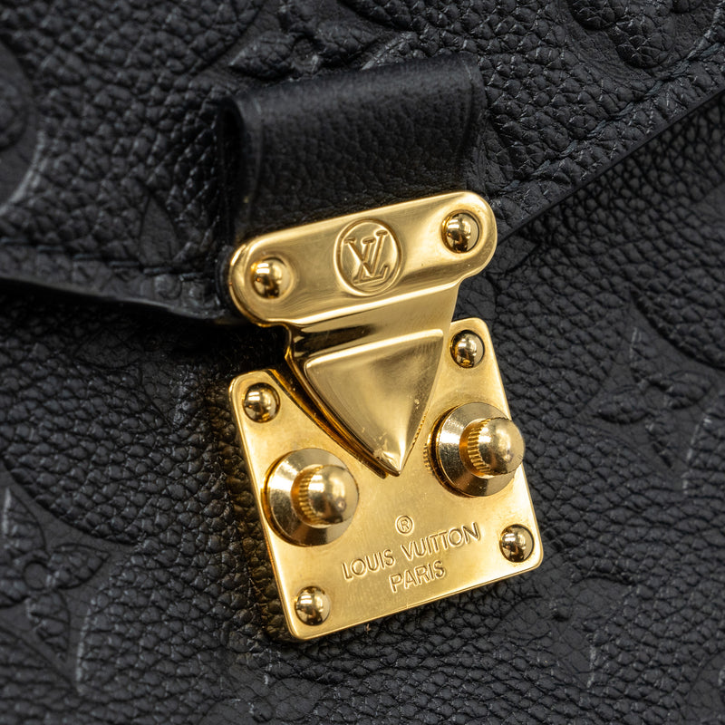 Louis Vuitton Pochette Métis monogram Empreinte Black GHW (New Version)