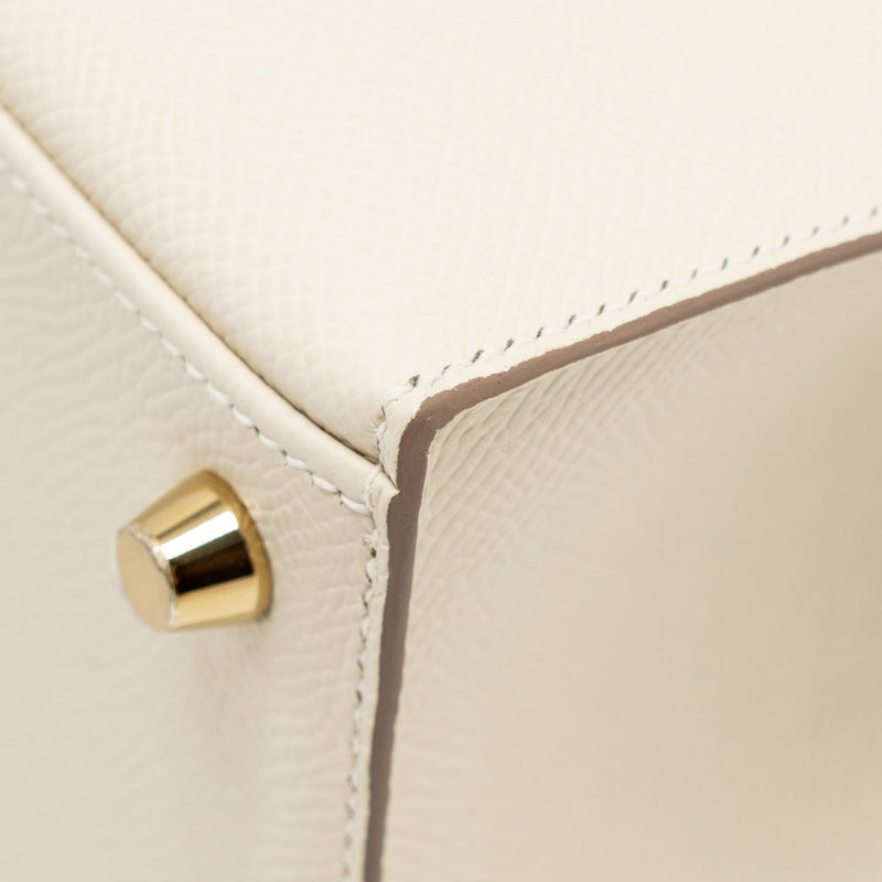 Hermes Kelly 25 Epsom Craie GHW Stamp W