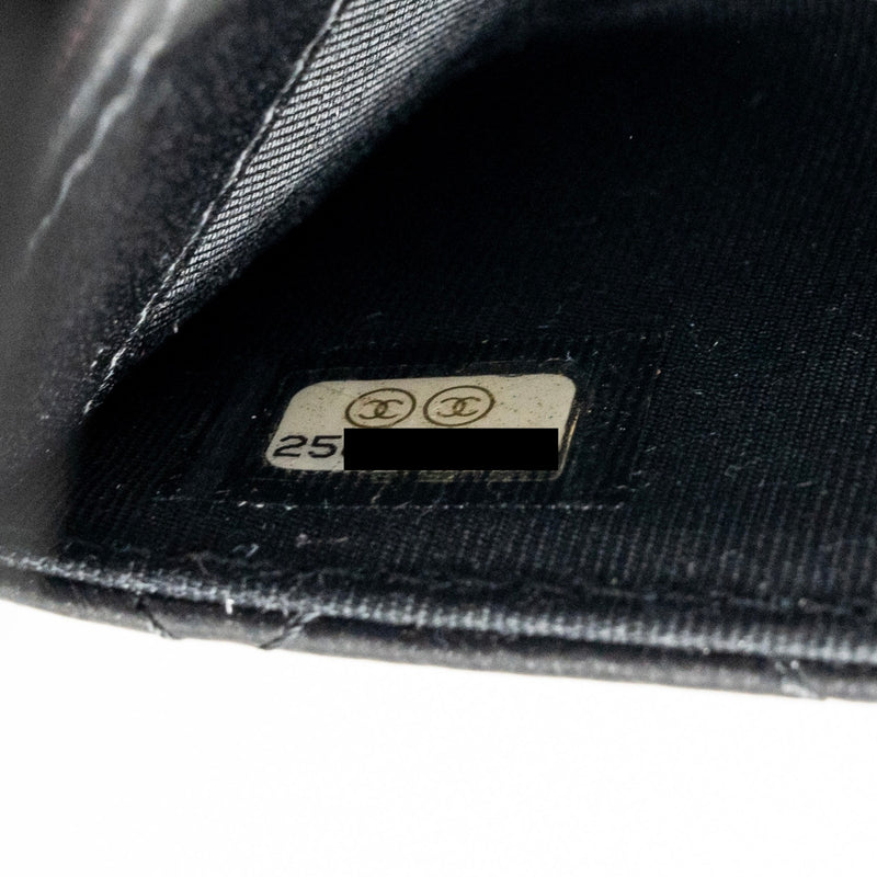 Chanel Classic Flap Card Holder Lambskin Black GHW