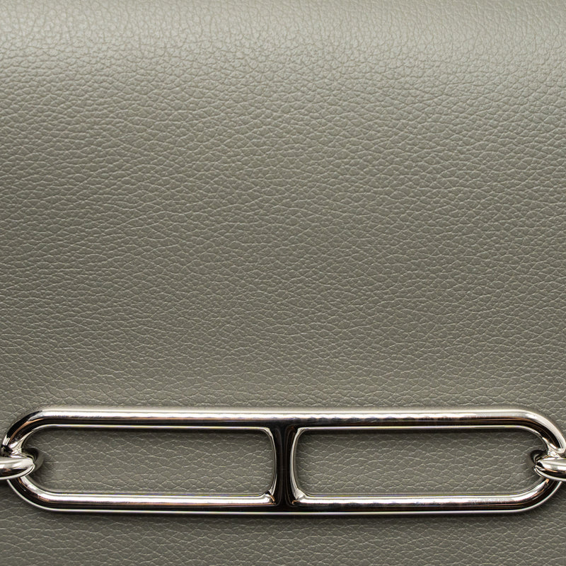 Hermes Mini Roulis Evercolor Gris Meyer SHW Stamp U