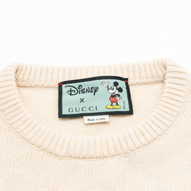 Gucci Size S Disney Limited Edition Mickey Mouse Sweater Wool Light Pink