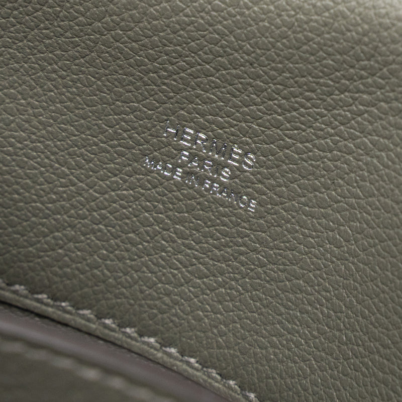 Hermes Mini Roulis Evercolor Gris Meyer SHW Stamp U