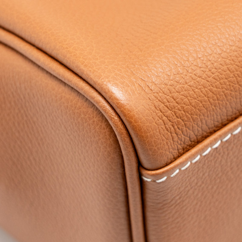 Hermes Kelly Messenger PM Bag Evercolor Gold SHW Stamp W