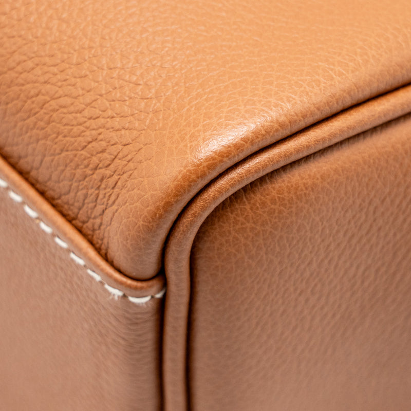 Hermes Kelly Messenger PM Bag Evercolor Gold SHW Stamp W