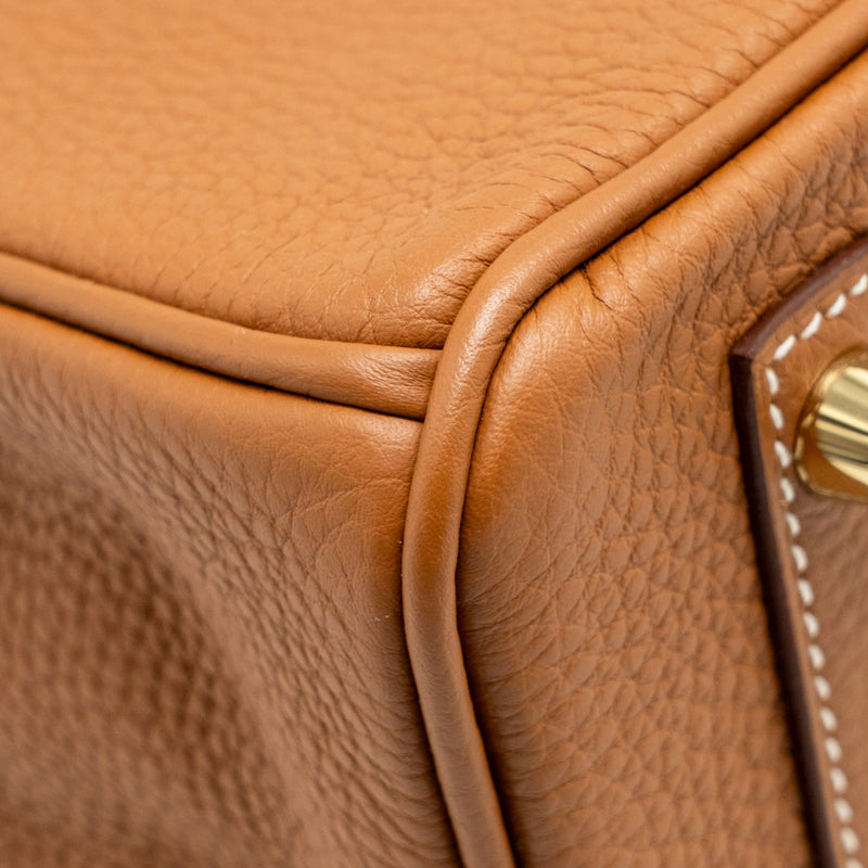Hermes Birkin 30 Togo Gold GHW Stamp U