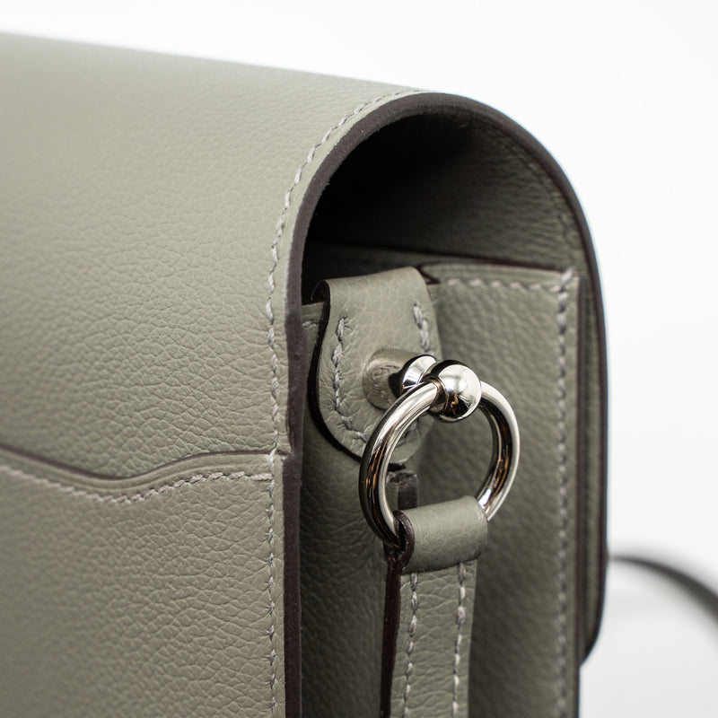 Hermes Mini Roulis Evercolor Gris Meyer SHW Stamp U
