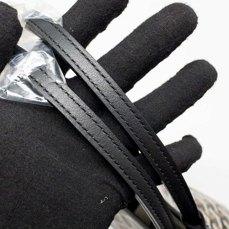 Goyard Mini Anjou tote goyardine canvas / leather black SHW