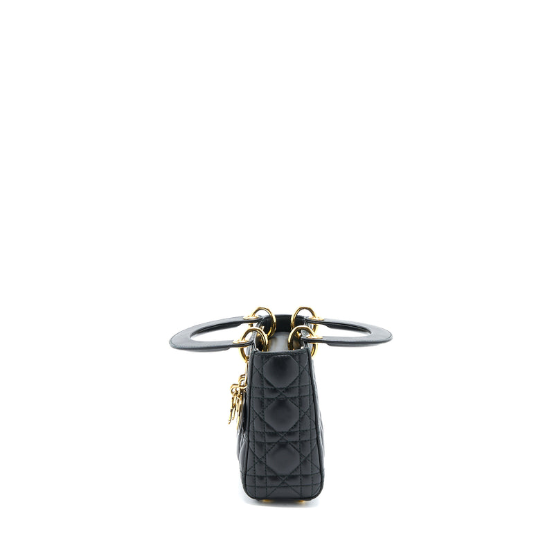 Dior Mini Lady Dior Lambskin Black GHW