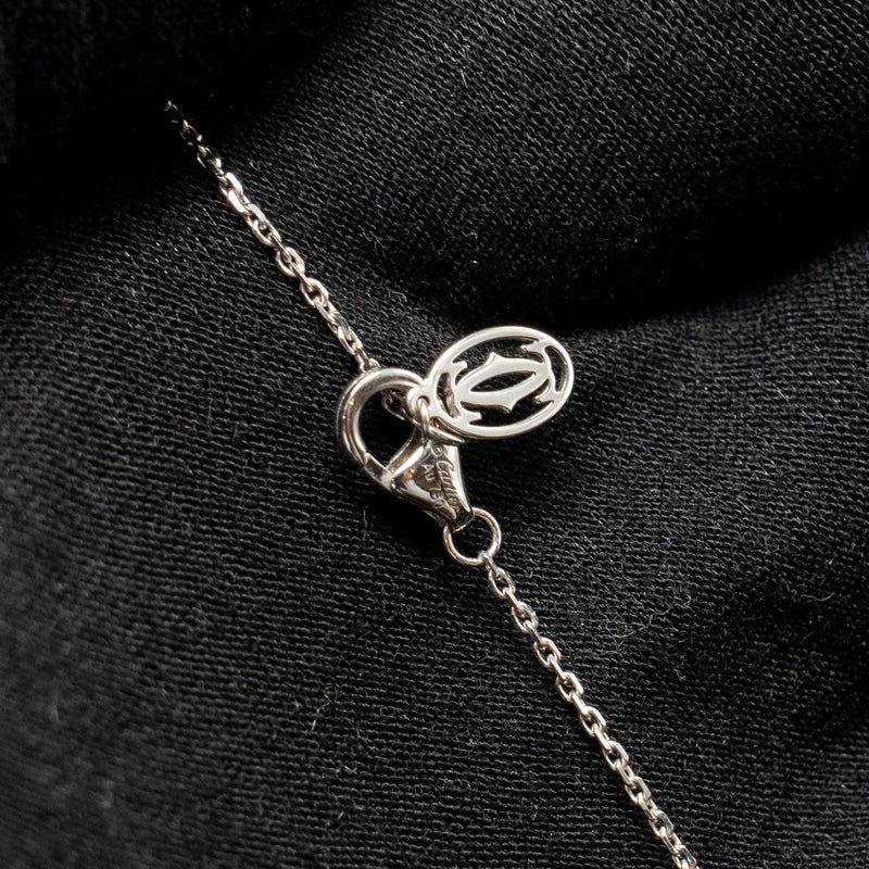 Cartier Diamond necklace white gold, 0.22ct