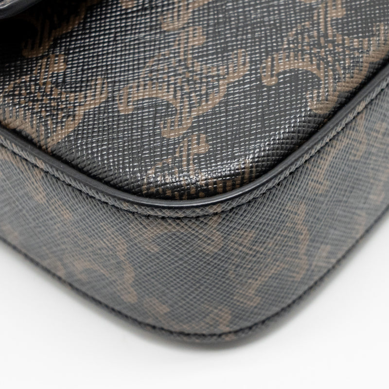 Celine Triomphe Shoulder bag Claude canvas tan GHW