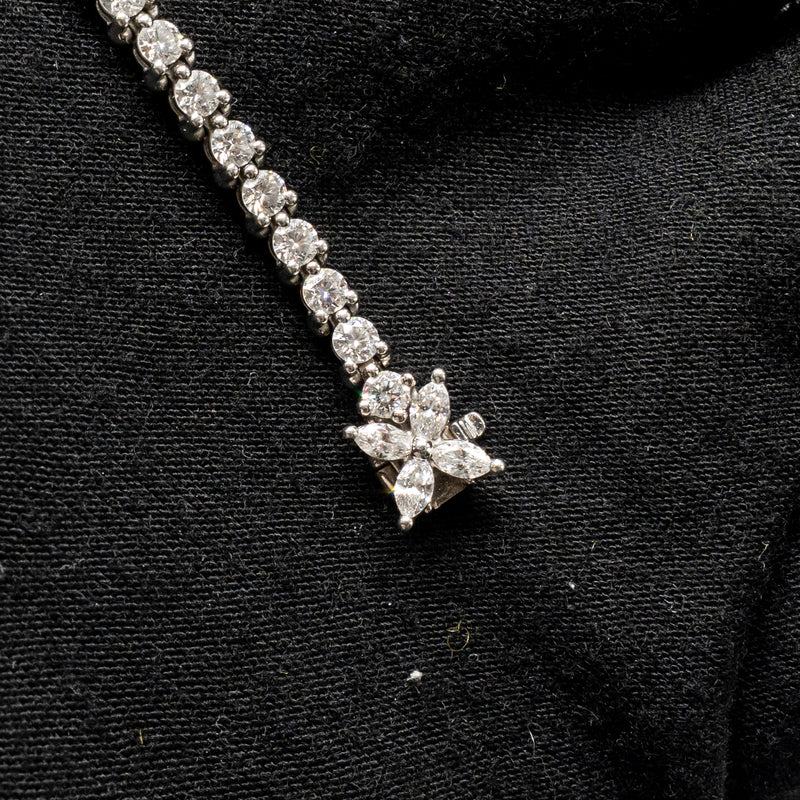 Tiffany Size Medium Tennis Bracelet Platinum Diamonds