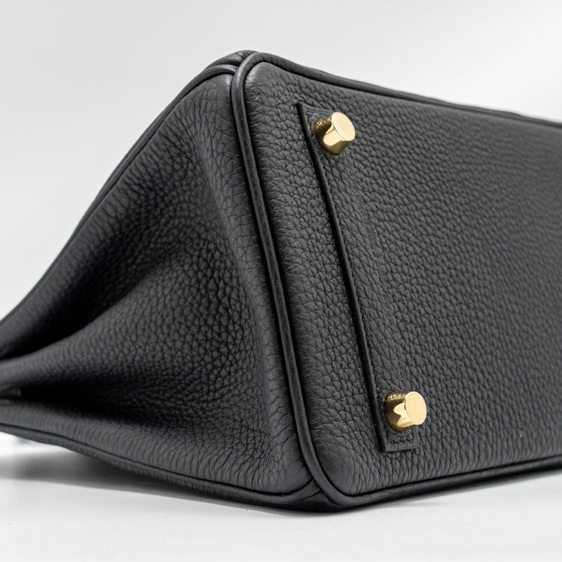 Hermes Birkin 25 Togo Black GHW Stamp B