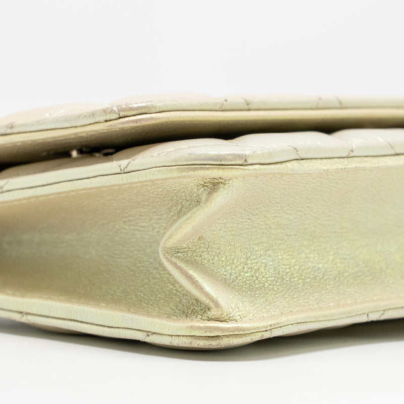 Chanel Wallet on Chain Lambskin Iridescent Ivory LGHW