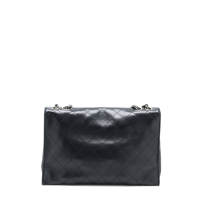 Chanel Quilted Flap Bag Lambskin Black SHW