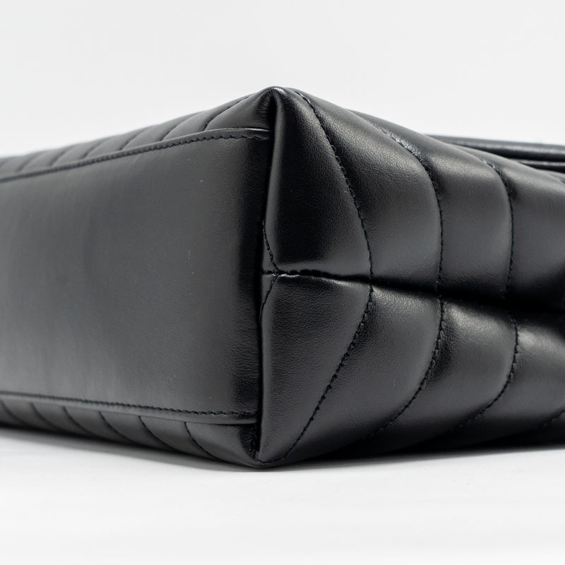 Saint Laurent/YSL Medium Loulou Shoulder Bag Calfskin So Black