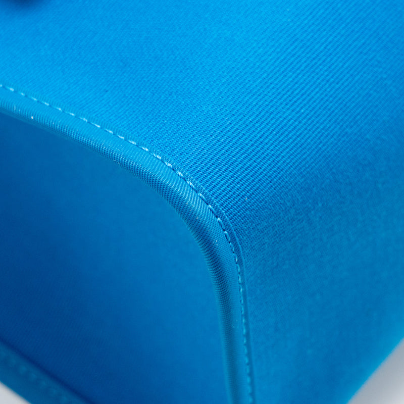 Hermes Herbag 31 Zip Bag Canvas/Hunter Blue SHW Stamp A