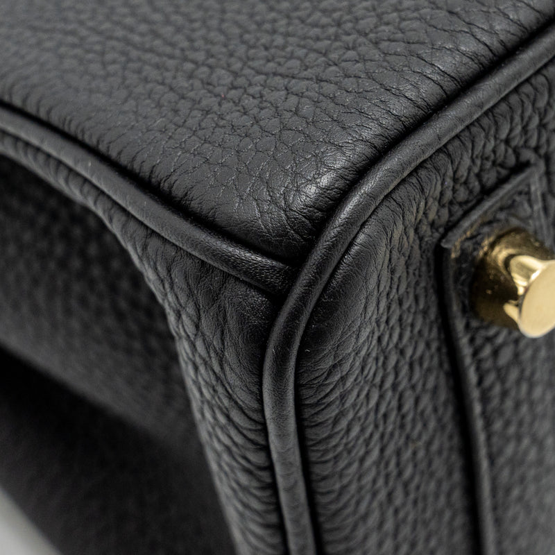 Hermes Birkin 25 Togo Black GHW Stamp B