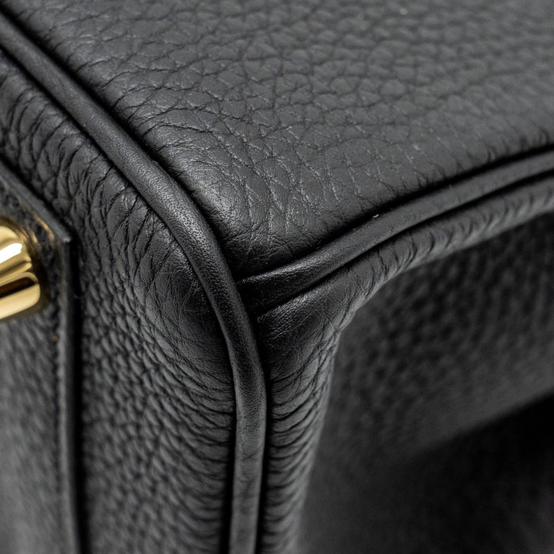 Hermes Birkin 25 Togo Black GHW Stamp B