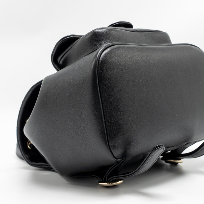Chanel 24p Mini Duma Backpack Calfskin Black LGHW (microchip)