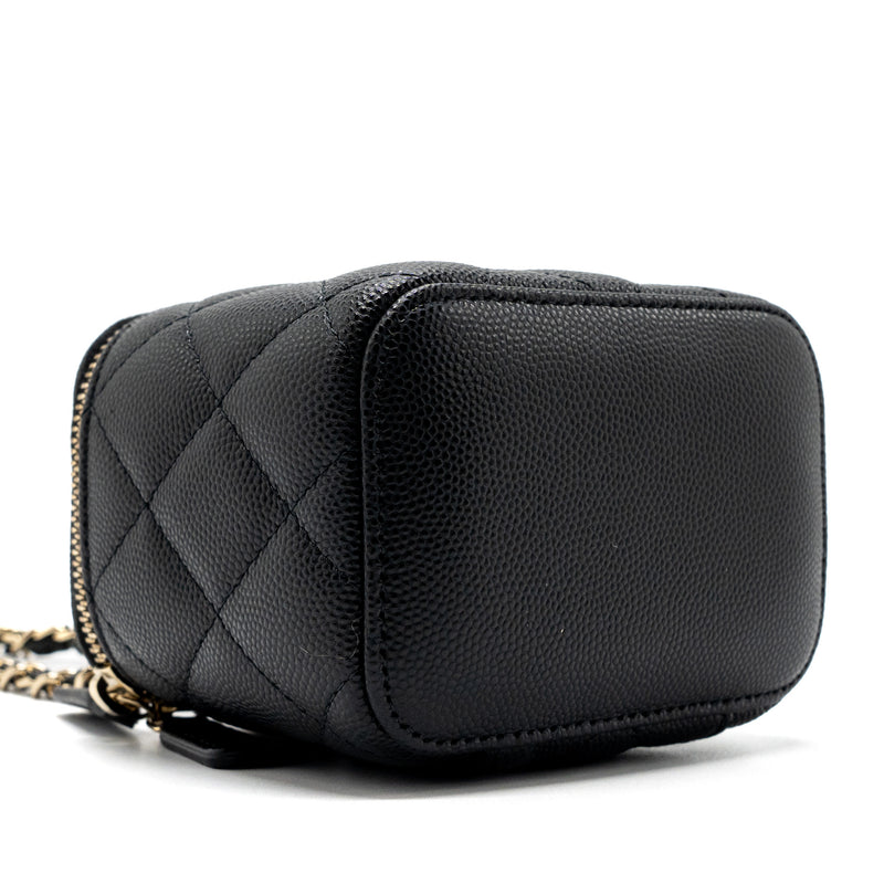 Chanel Mini Vanity Case Caviar Black LGHW