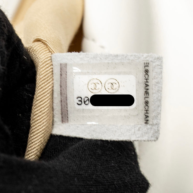 Chanel Small 19 Bag Lambskin White Multicolour Hardware