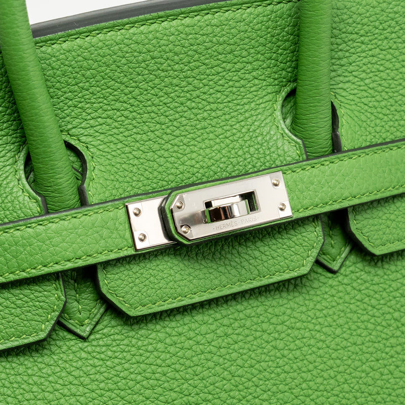 Hermes Birkin 25 Togo Vert Yucca SHW Stamp B