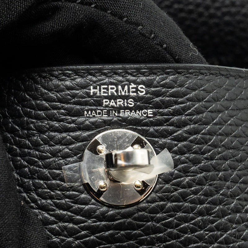 HERMES Mini Lindy Clemence Black SHW Stamp W