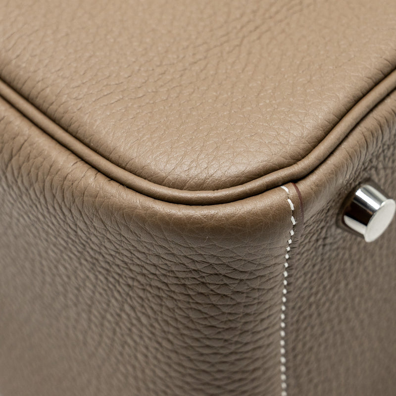 Hermes Lindy 26 Clemence ETOUPE SHW Stamp B