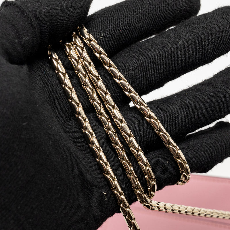 Bvlgari Serpenti forever crossbody bag calfskin pink LGHW