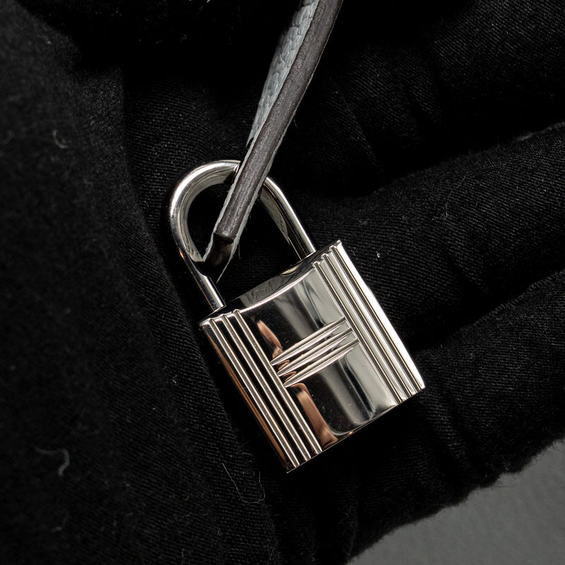 Hermes Picotin 18 Lock Bag Clemence Bleu Pale SHW Stamp U