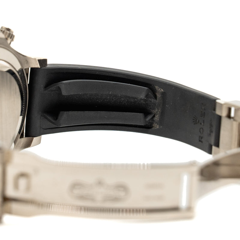 Rolex Cosmograph Daytona 40mm Oysterflex Black with Diamonds Model: 116519LN