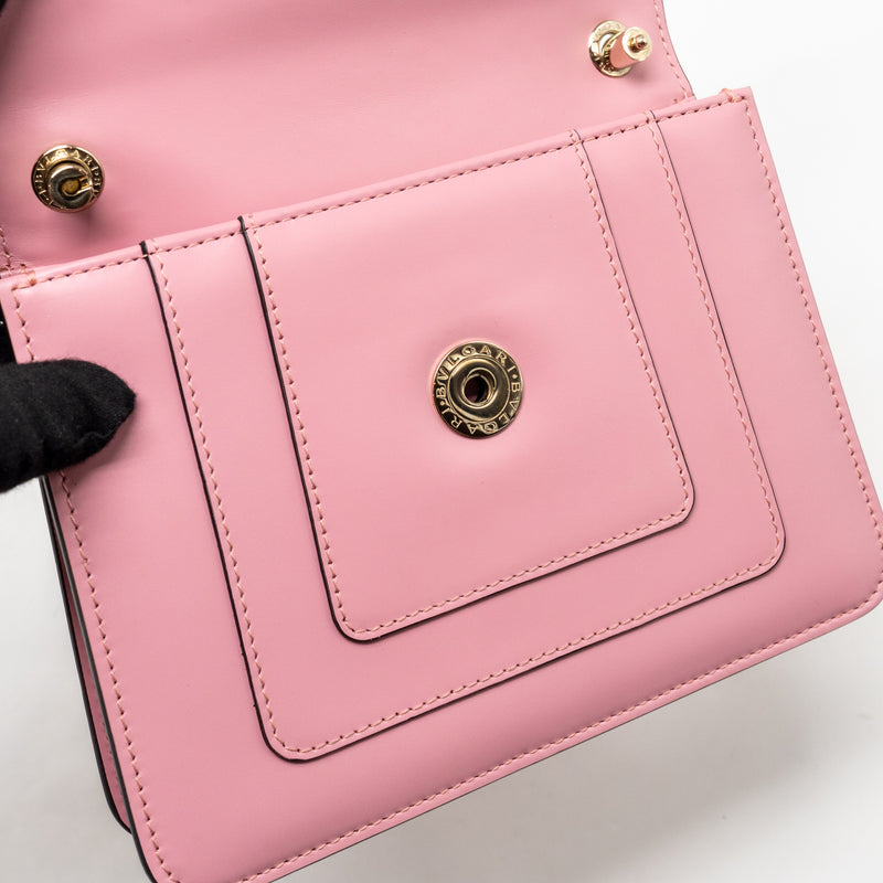 Bvlgari Serpenti forever crossbody bag calfskin pink LGHW