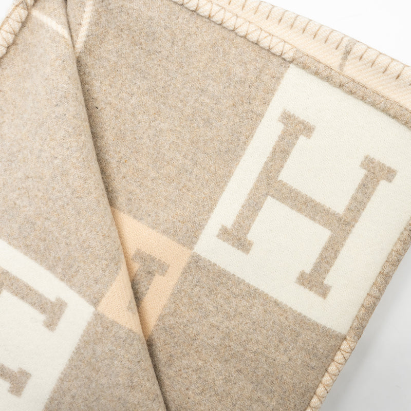 Hermes Avalon III Throw Blanket Coco/Camomille