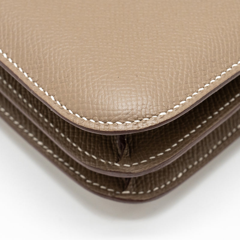 Hermes Mini Constance Epsom Etoupe GHW stamp B